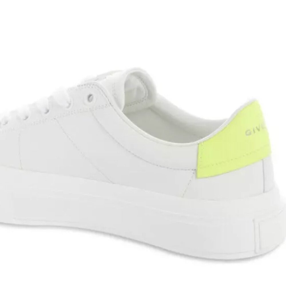 Givenchy City Sport White & Neon Yellow Sneakers